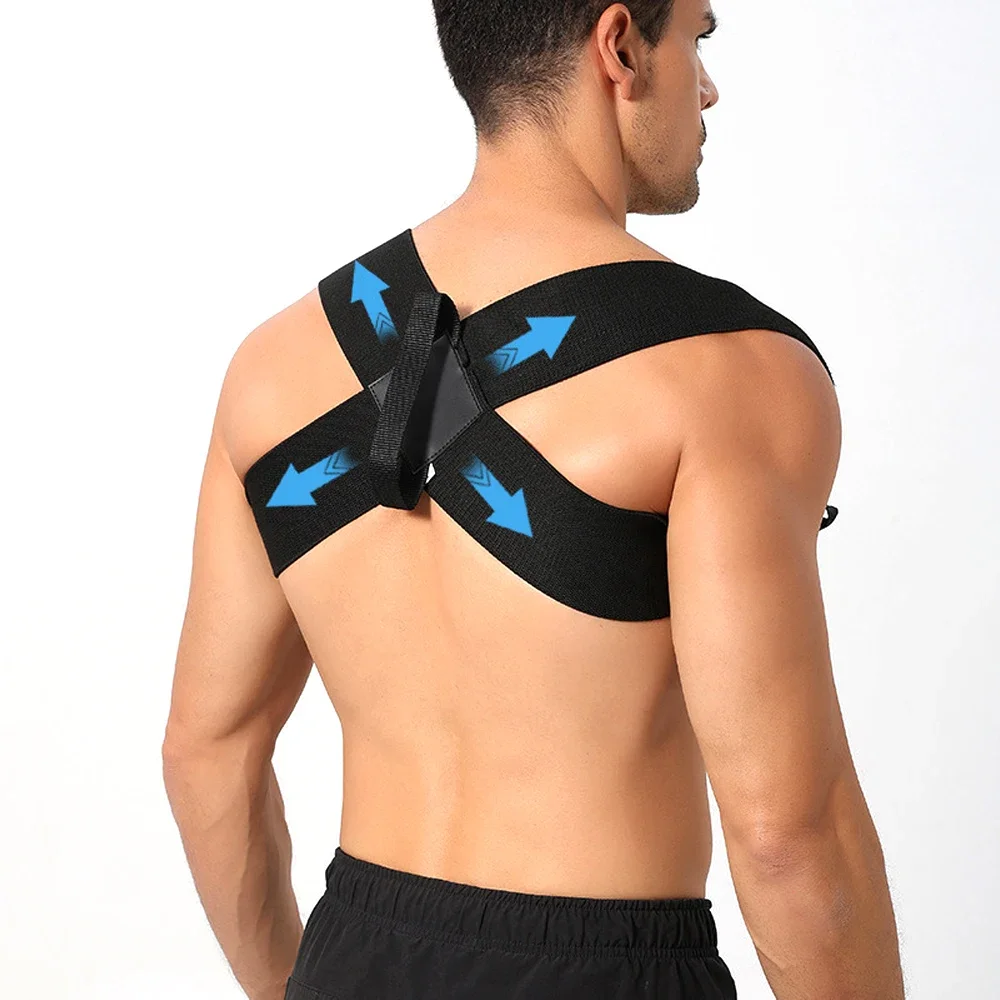 1Pcs Upper Back Support Posture Corrector,Adjustable Back Posture Corrector Brace for Men,Shoulder Brace,Back Straightener