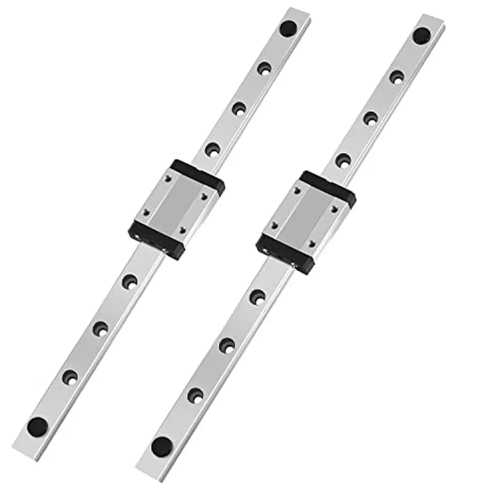 2pcs MGN12H 350mm Linear Rail Guide with Carriage Block 3D Printer CNC Machine High Precision Stainless Steel Rails Smooth