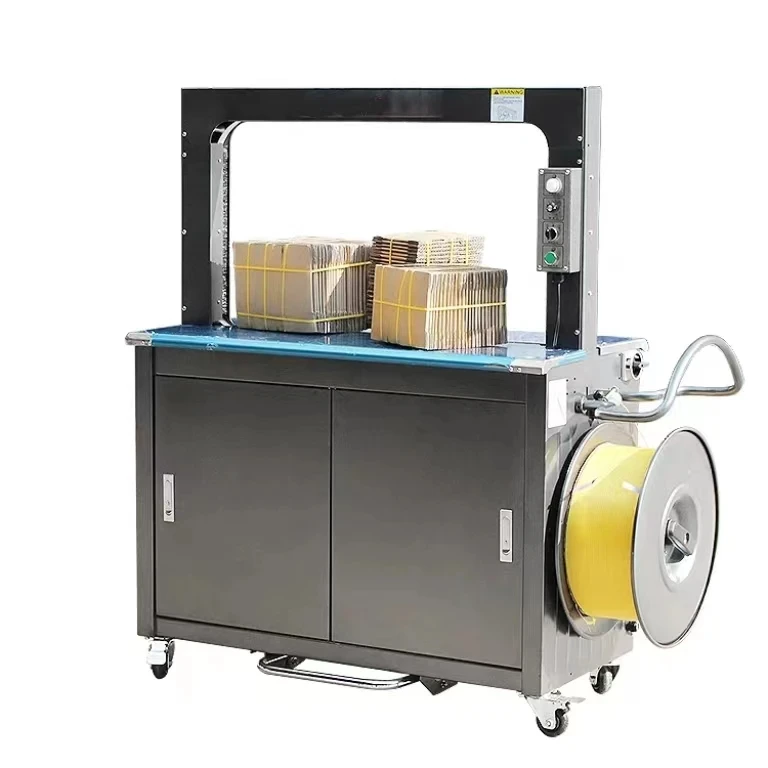 Full Automatic box and carton case PP belt strapping machine transpack strapping machine