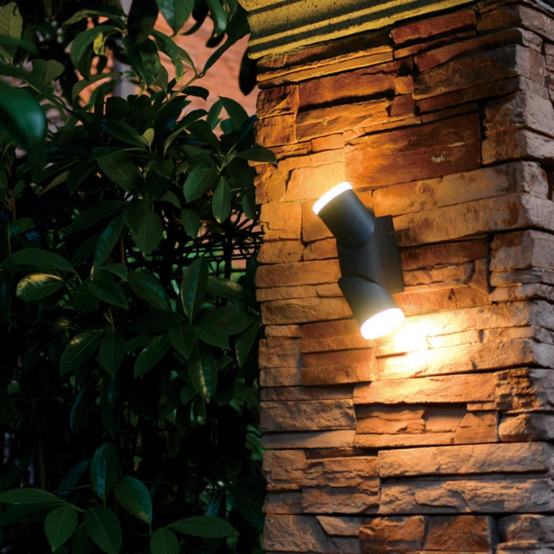 Adjustable Angle LED Outdoor Wall Light with Up and Down Lighting – Perfect Porch Lights