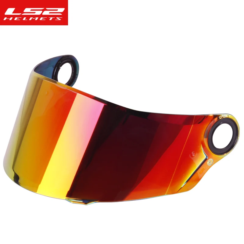 Original LS2 FF358 helmet visor replacement shield for LS2 FF396 FF300 helmets external multicolor lens clear black silver