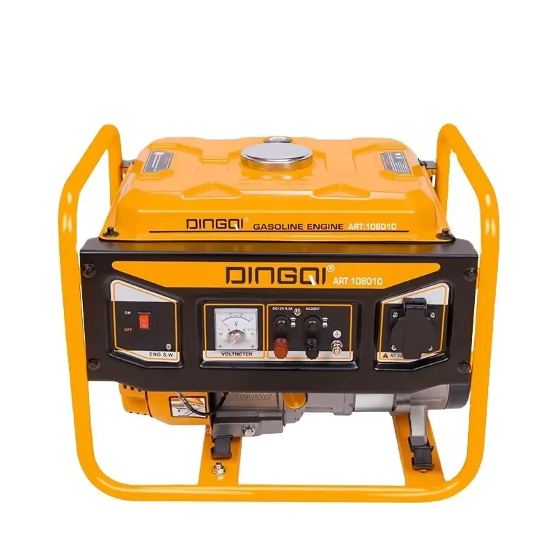 7KW 8.75KVA Single Phase 220V 50Hz 4-Stroke Air Cooled Generator Dual Recoil & Electric Start High Temp Resistant