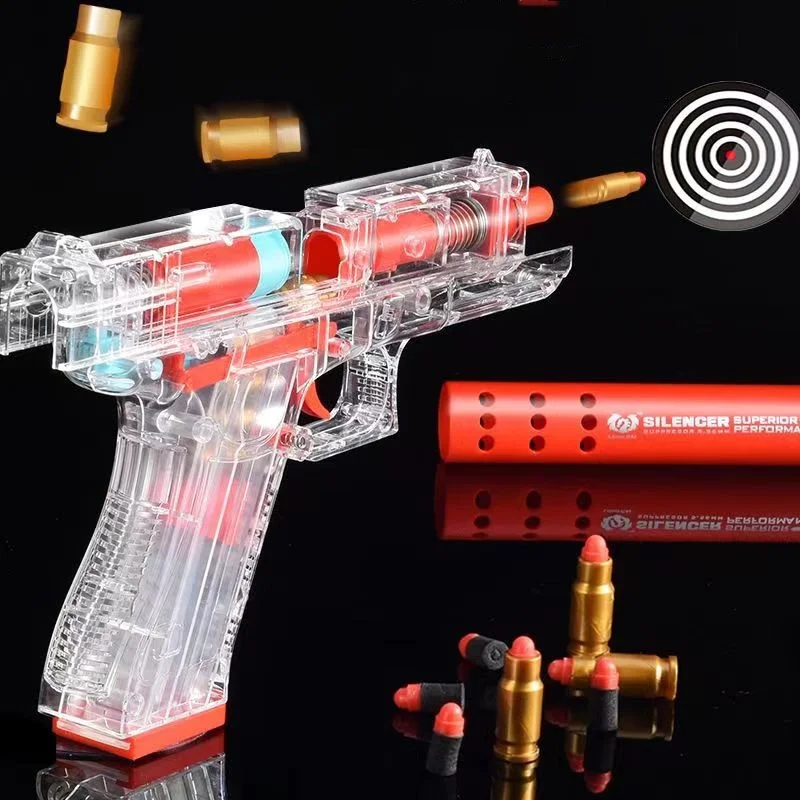 Shell Ejection Toy Guns For Boys Soft Bullet Guns Dropshipping Birthday Gift