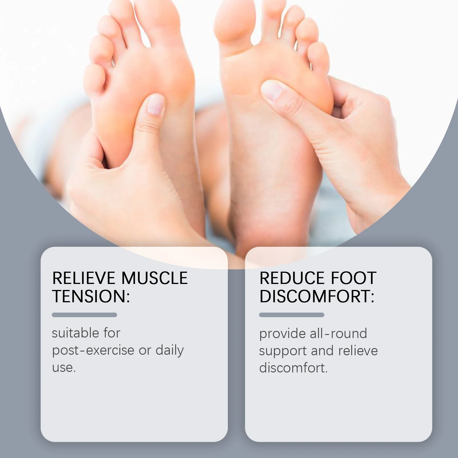 Houkea Muscle foot care socks, autumn and winter warm socks, relieve muscle fatigue and discomfort, daily care