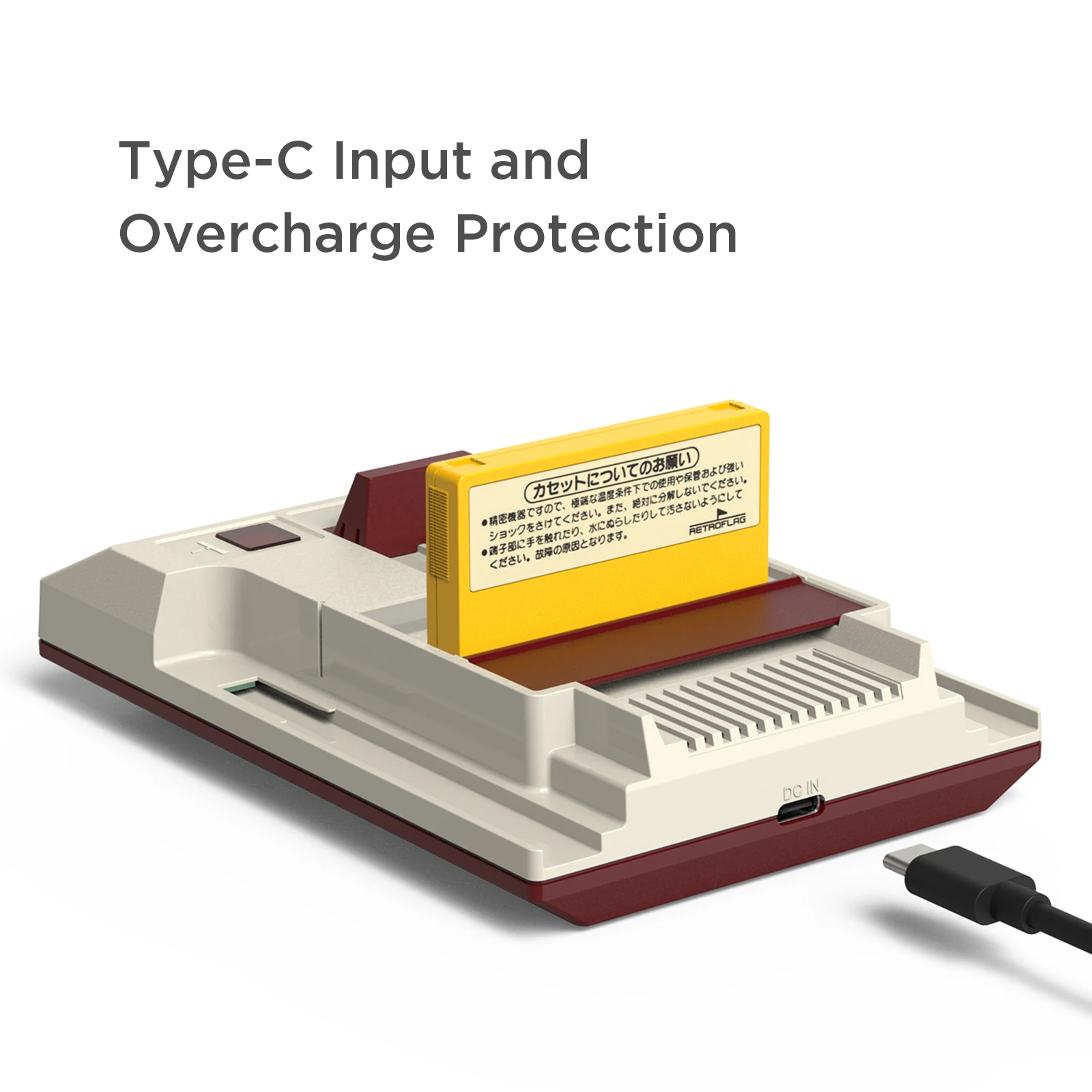 Retroflag FC Charging Dock For Nintendo Switch Joy-Con Controller，Classic Famicom Style with Overcharge Protection LED Indicator