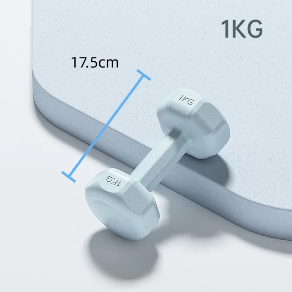 جديد 1 كجم الدمبل المرأة اللياقة البدنية المعدات المنزلية Kettlebell الأطفال المدرسة الابتدائية الرجال الذراع العضلات اليوغا مجموعة الدمبل الصغيرة