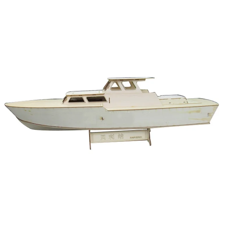 Bellina Yacht Electric Remote Control Boat Model DIY Hand-assembled Wooden Boat Model Kit Boy Toys Model Kits