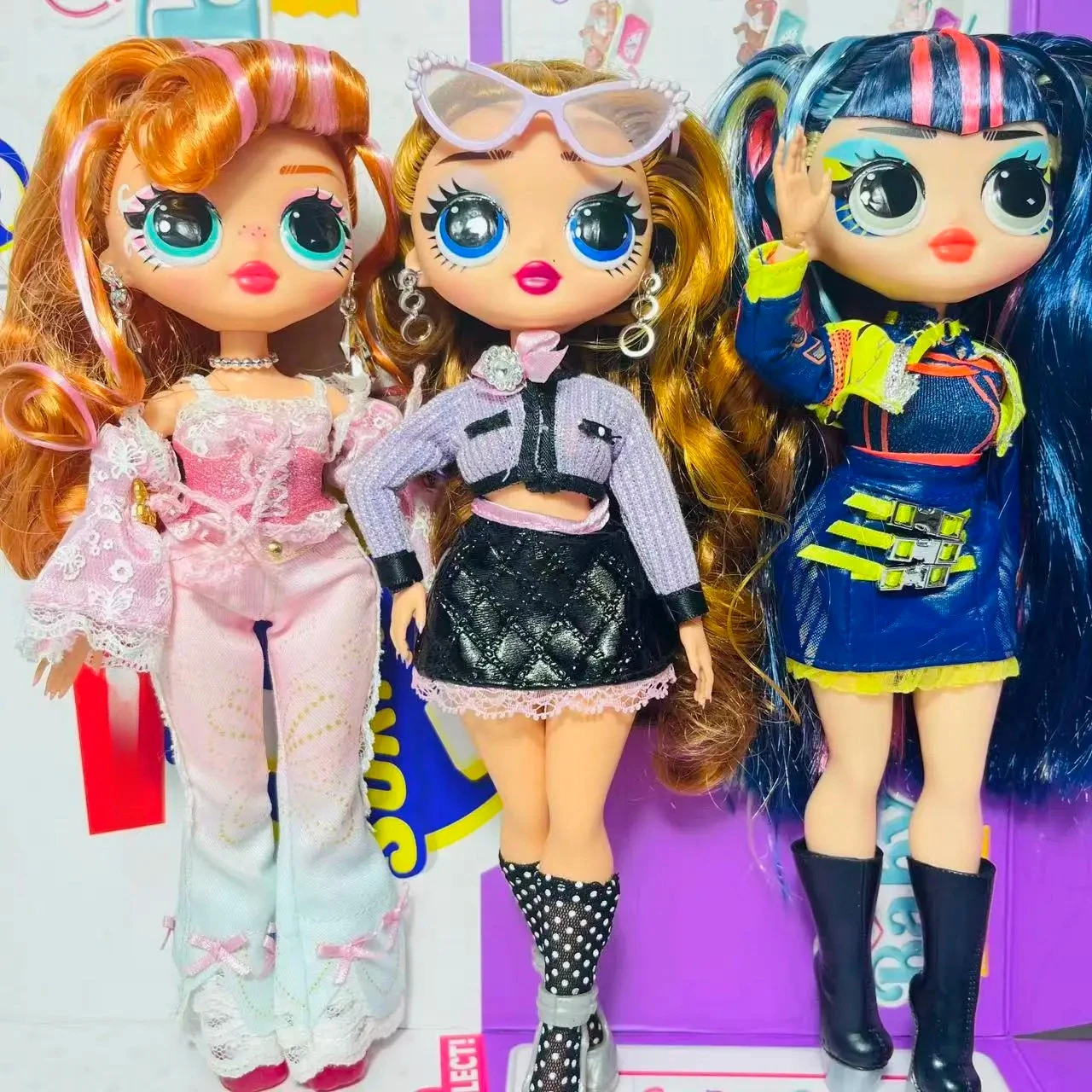Nueva muñeca LOL OMG de 25-30cm, artículo físico de regalo favorito de la niña móvil conjunta como se muestra en la imagen sin caja