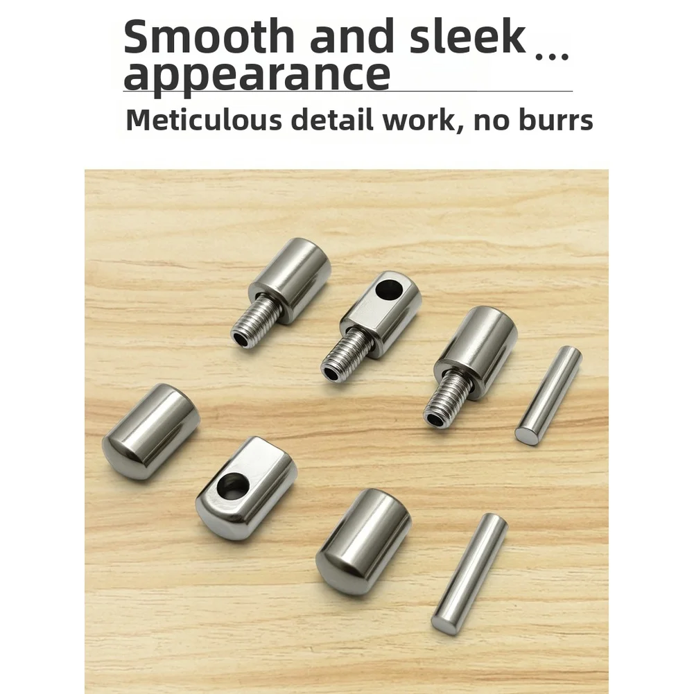 Premium 201/304 Stainless Steel Three Hinge Assembly for For pivot Doors Internal External Thread and M8 Sizes
