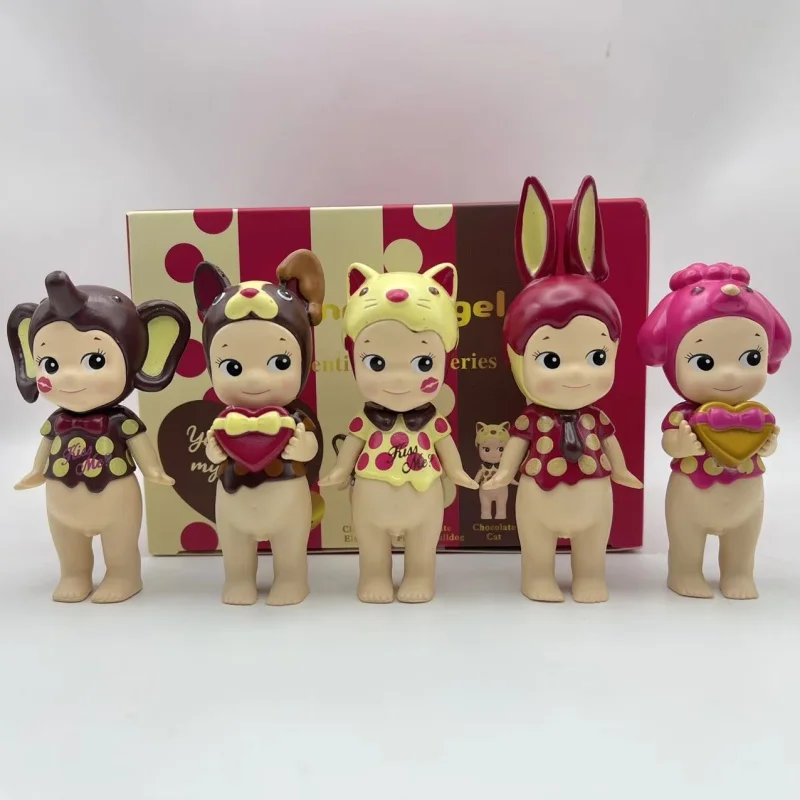 

Sonny Angel Mini Figures Valentine'S Day Series 5pcs Blind Box Chocolate Rabbit Ornaments Doll Fans Birthday Surprise Gifts Toys
