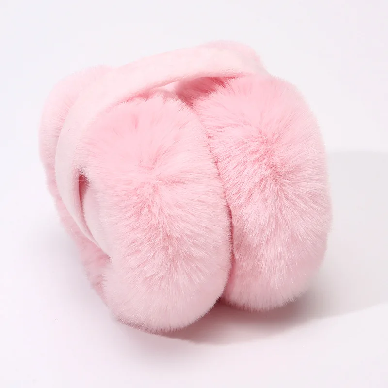 غطاء للأذنين من القطيفة للنساء للشتاء من الصوف الحراري قابل للطي لتدفئة الأذن مريحة في الهواء الطلق والطقس البارد ​