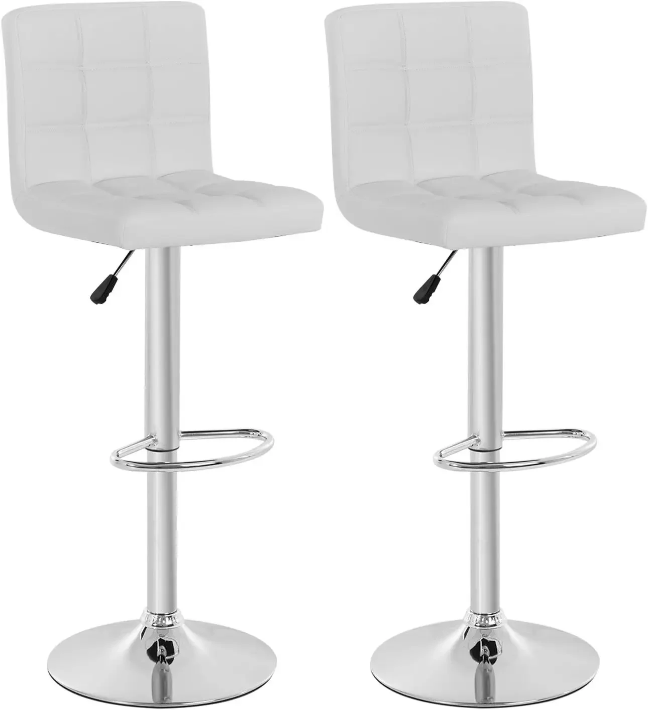 

Counter Height Bar Stool Set of 2 Barstools Modern Swivel Bar Stool Hydraulic Home Kitchen Stools Height