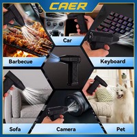 CAER Mini Air Blower 110000RPM Powerful Snow Blower Car Dryer Portable Turbo Jet Violent Fan Outdoor BBQ Computer Dust Blowing