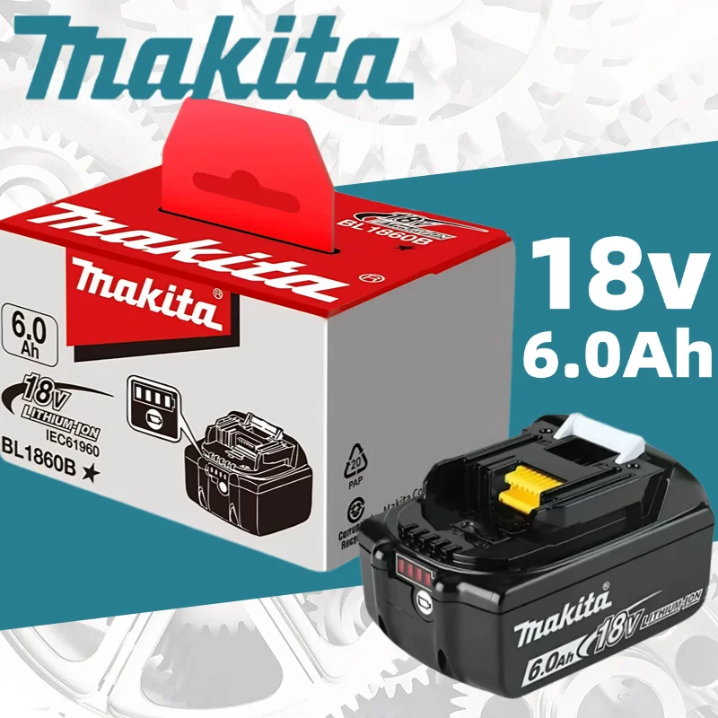 

Makita 18V Battery 6Ah Fast Charge, Original Batterie Makita 18V, ✨Works with All Makita 18V Cordless Power Tools