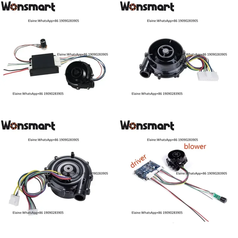 24v 25.5m3/h Airflow Centrifugal Ventilation Blower Fan High Pressure Portable air Blower with Driver