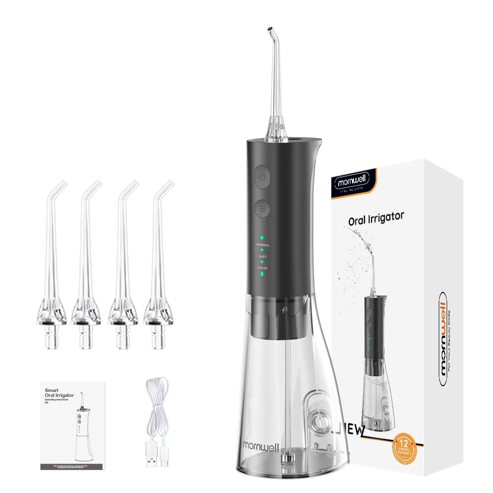 Dental Flosser F29 Old Verson for Teeth Cleaning-3 Modes Oral Irrigator 300ML Braces Flossers, Rechargeable IPX7 Waterproof