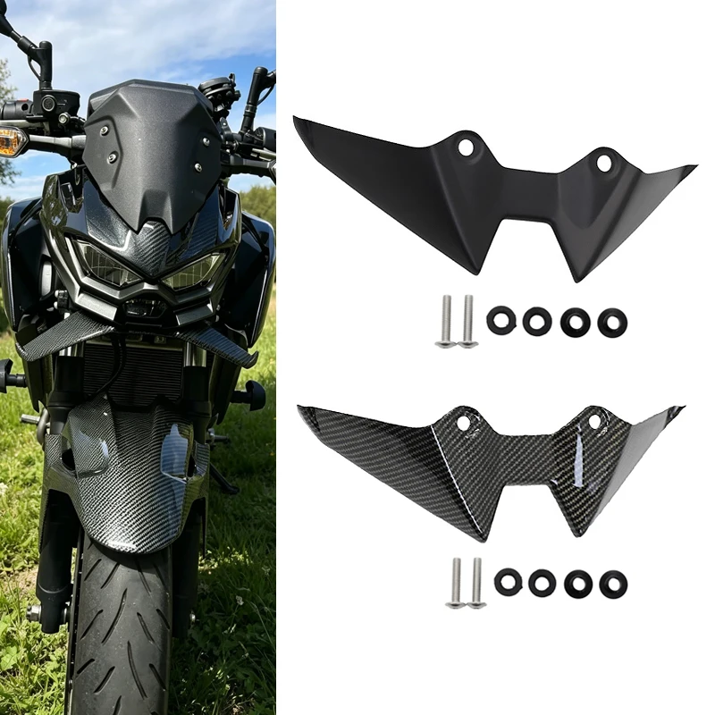 

Z500 Wing Downforce Front Spoiler Naked Aerodynamic Fairing Winglet Front Lip Spoilers For KAWASAKI Z 500 SE Z500SE 2024-2026