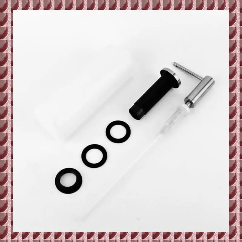 

A95G 1 Piece Kitchen Sink Soap Dispenser Countertop Pump Hand Lotion Built In Bottle Stainless Steel Screw Soap Dispenser Silver