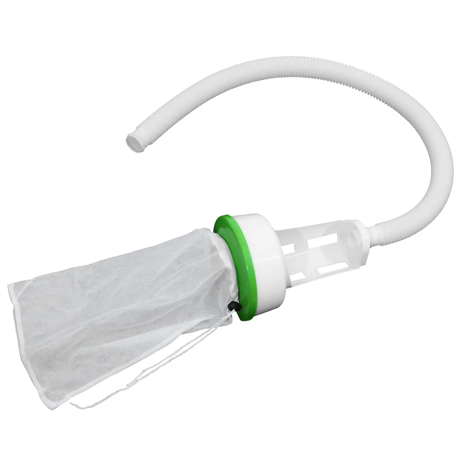 

Комплект из 1 мешка для сбора листьев и мусора для бассейна, сада, двора: сверхпрочный водонепроницаемый скиммер-мешок из АБС-пластика с шлангом, большой емкости, с фильтром