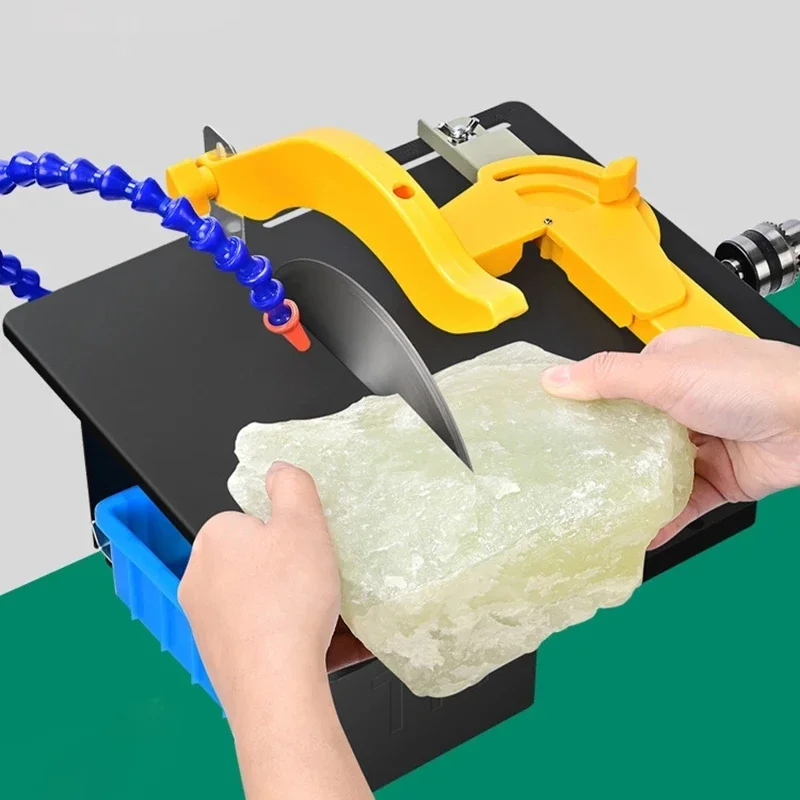 220V Multifunction Grinding Polishing Machine Mini Table Saw Stone Polisher Jade Engraving Machine Portable Jade Cutting Machine