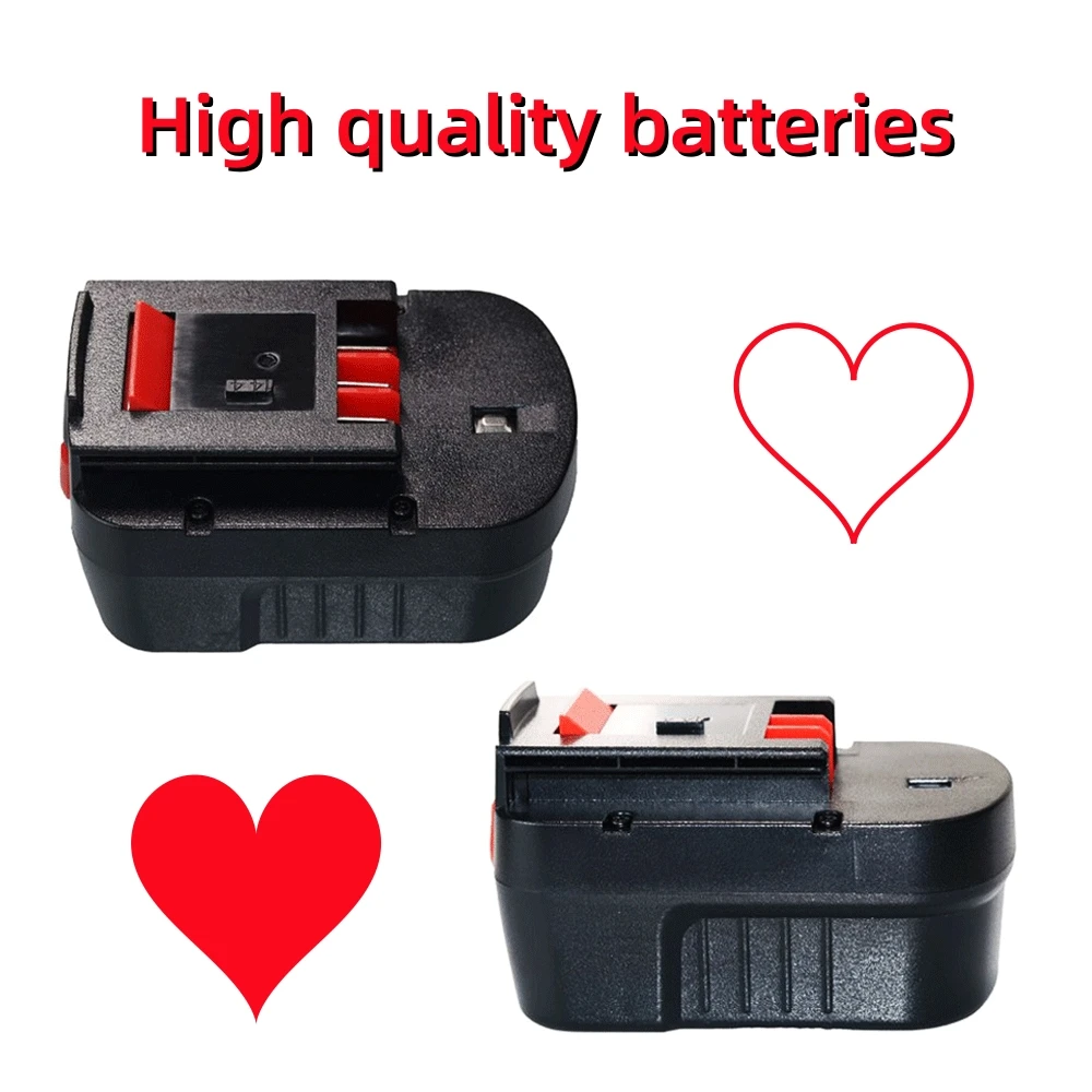 14.4V 4.0/5.0/6.0Ah NI-MH replaceable battery for Black&Decker 14.4V cordless tool FSB14 A14 BD1444L HPD14K-2 CP14KB HP146F2 bat