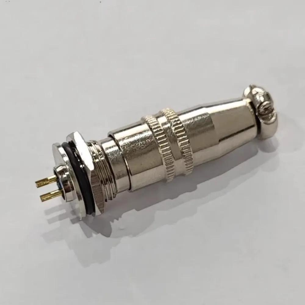 

10pcs Aviation plug socket push-pull self-locking through the wall XS8XS10-2 3 4 5-core quick plug gold-plated connector