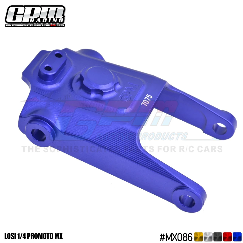 GPM aluminium 7075 stuurservo-beschermerplaat LOSI 1/4 Promoto-MX motorfiets