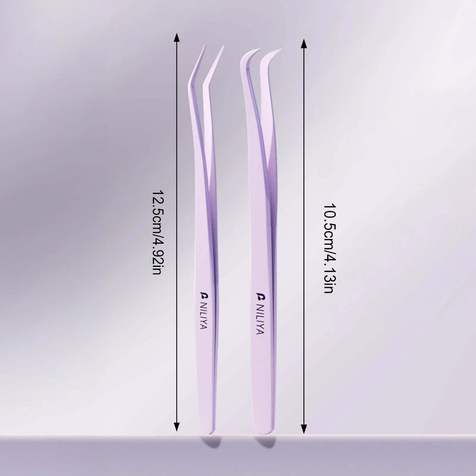 Pince à faux cils antistatique, outils professionnels pour cils, pince à plumes dorées pour Extensions de cils, outils de beauté