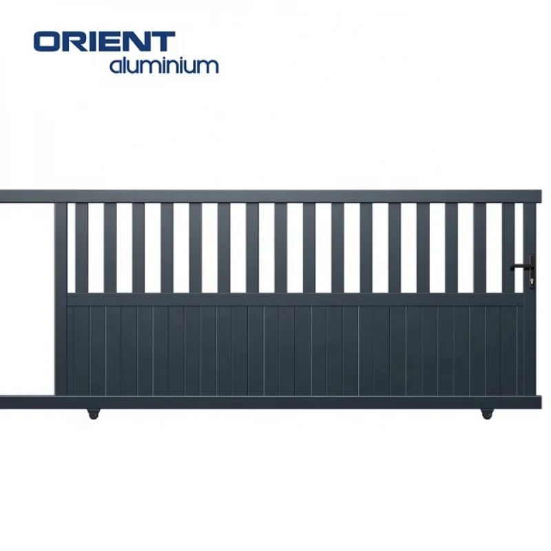 custom.Modern Aluminium Sliding Gate 2 Wings Folding Gate Hotel Design Factory Direct