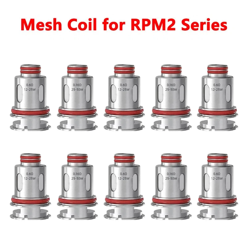 10 RPM2 Vape Mesh Coils 0.16 0.6ohm SMOK IPX 80 RPM2 G-priv Pro Kit Nord X replacement coil for coils & atomizers - related product image
