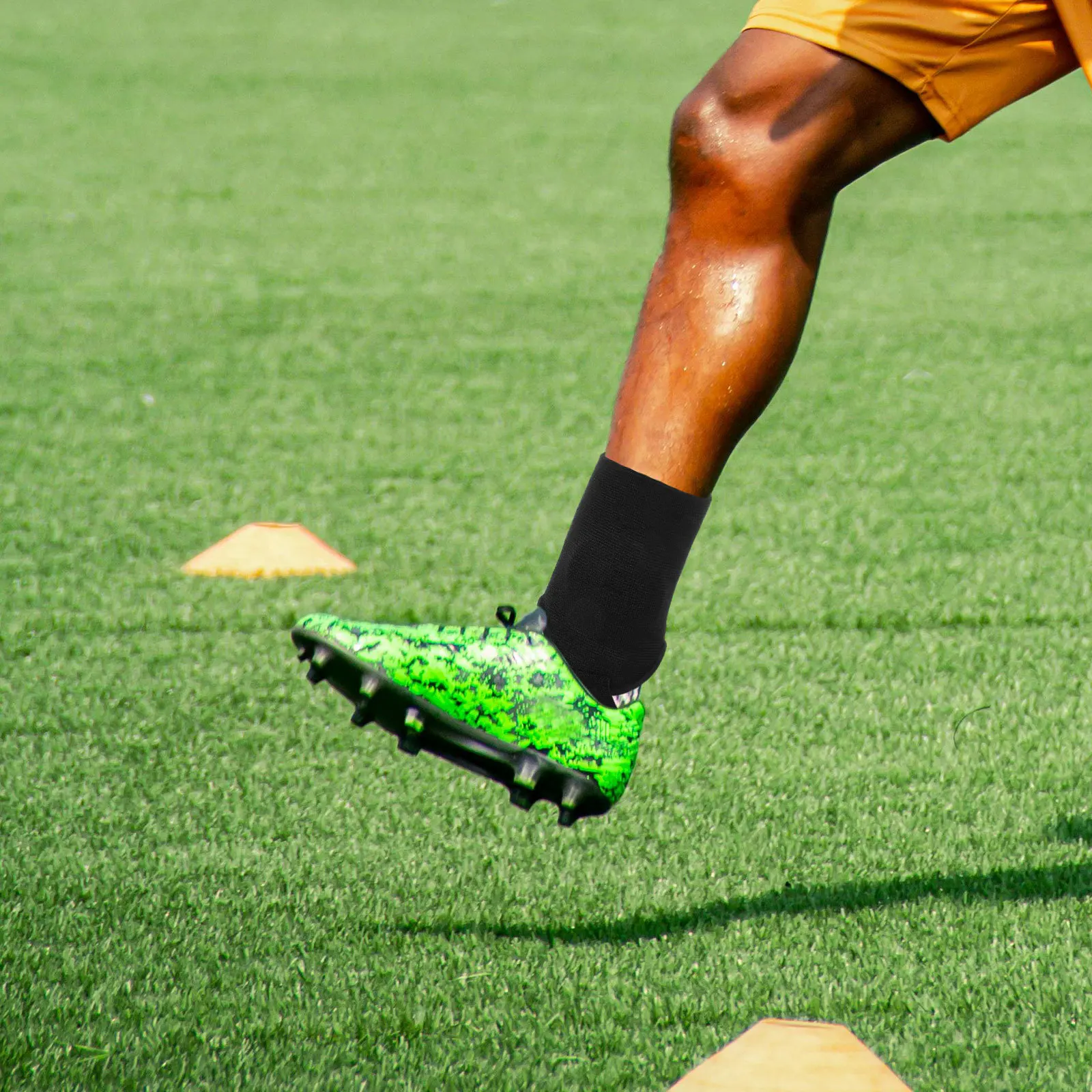 

1 Pair Breathable Ankle Sleeve Support Protector For Sports Fitness Soccer Workout Reusable Ankle Brace Stabilizer