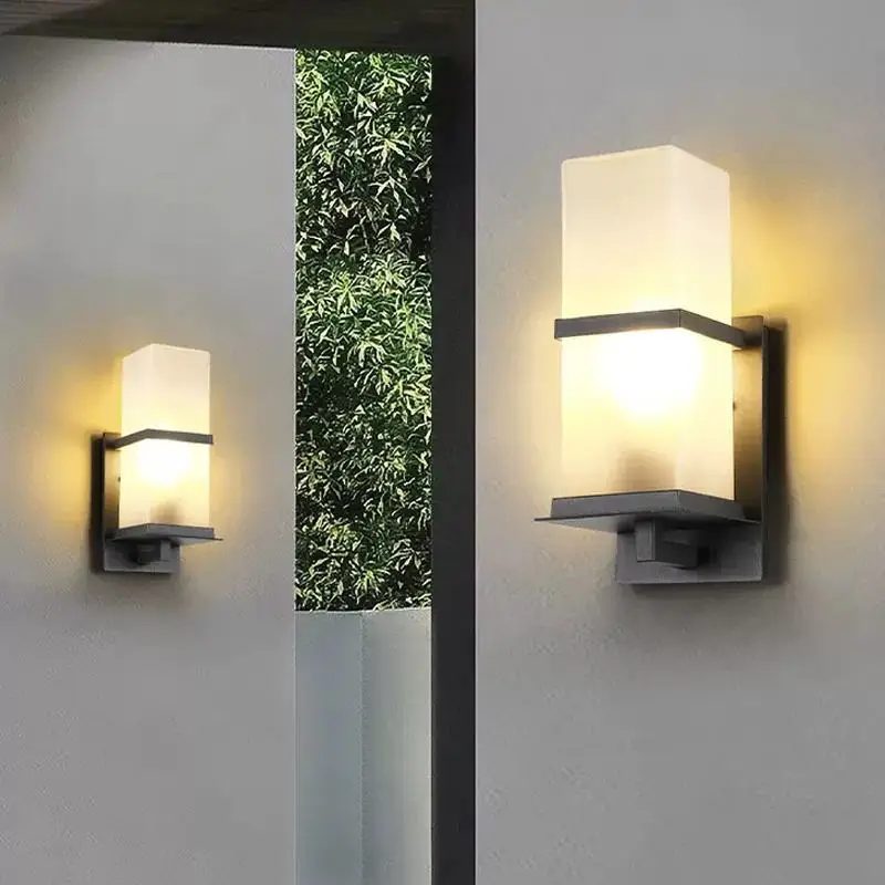 Modern outdoor wall light garden mounted lighting for balcony villa aisle door led wall lamp LED outdoor decorative lamp