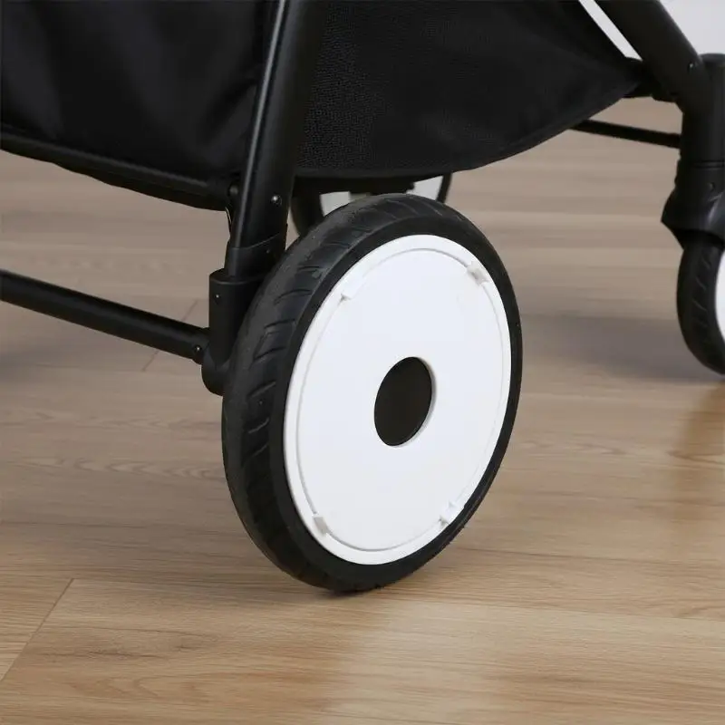 New Safety Durable EasyClean AntiScratch DustProof Replacement Wheels Cover Stroller Accessories White Color Cover