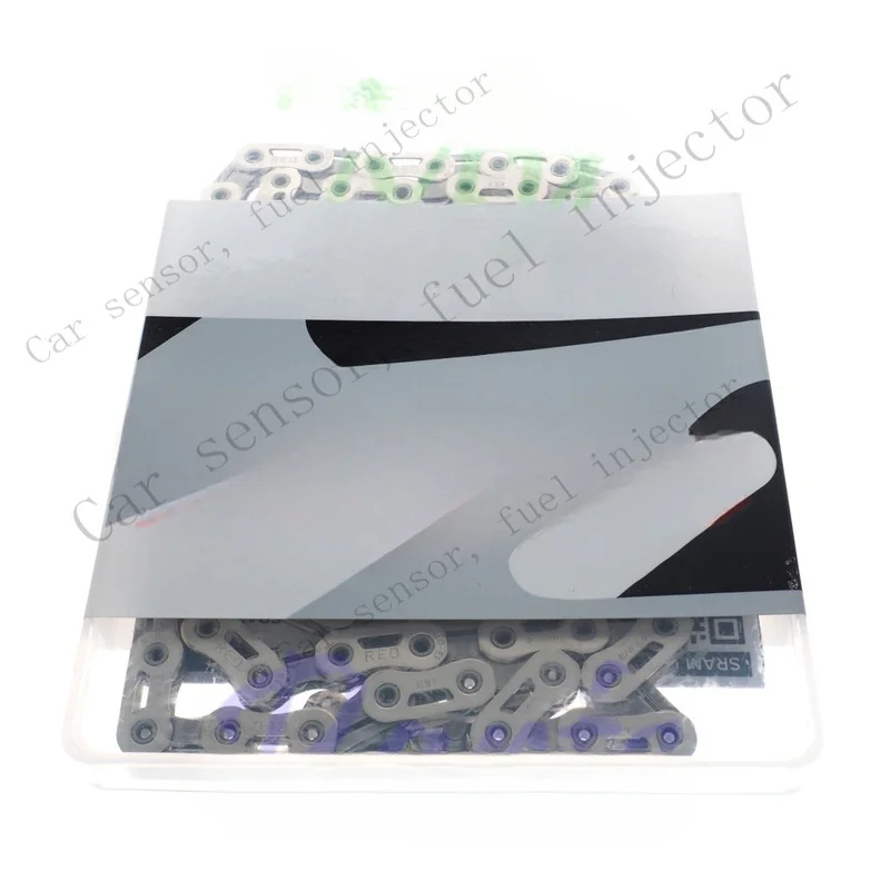 Q+ FOR SRAM AXS RED E1 12S Chain Flattop HollowPin Rivets 114 Links w/Connector Silver
