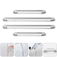 4Pcs Transparent Car Door Bumping Strip High Stability Anti Scratch Auto Protector Side Door Guards Vehicle Accessories