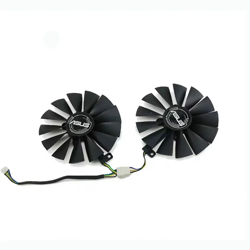 Ventilador de refrigeración para ASUS Radeon RX 580, ventilador de refrigeración para tarjeta gráfica de videojuegos, doble OC, 95Mm, RX580, FDC10M12D9-C