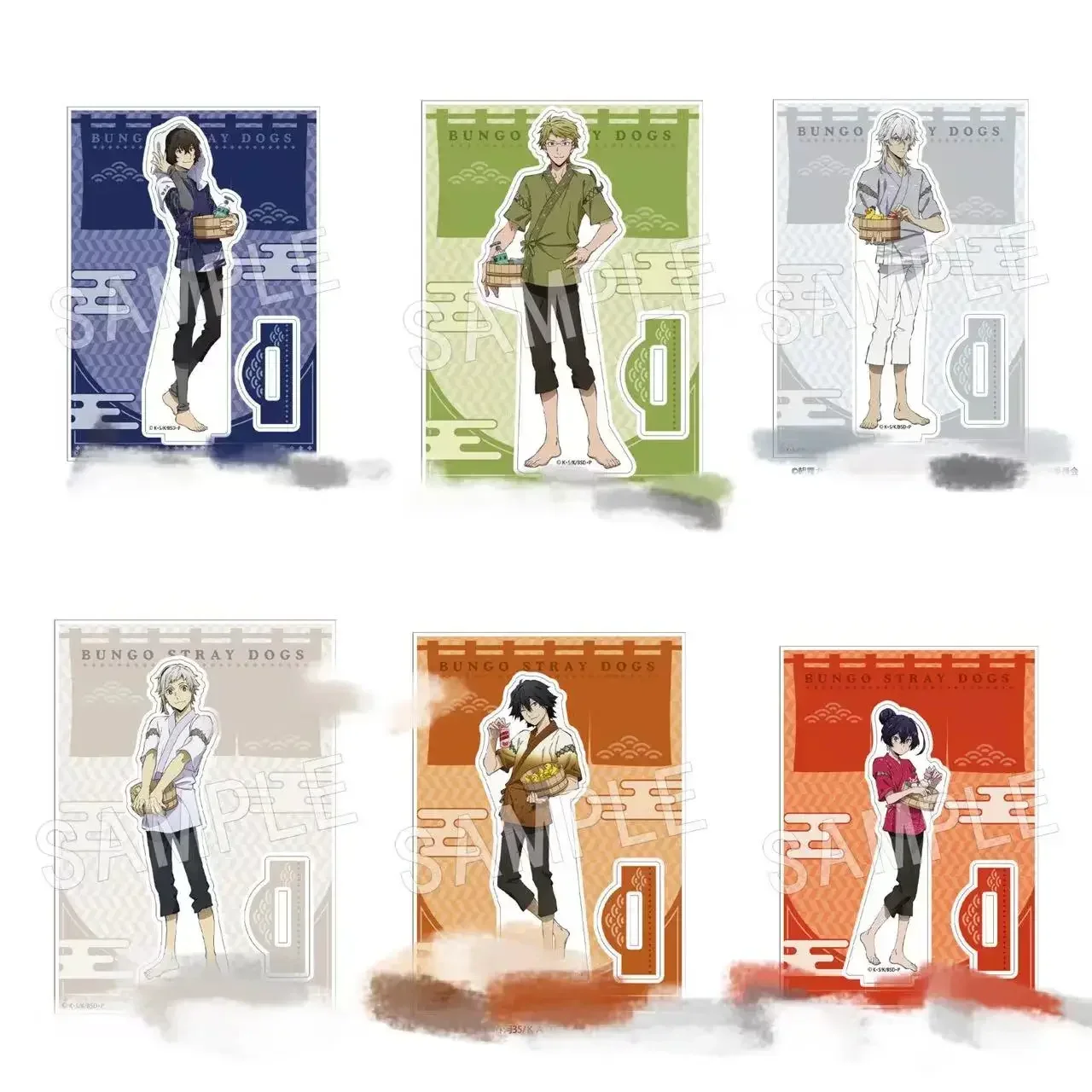 Bungo Stray Dogs Game Kunikida Doppo Izumi Kyouka Fukuzawa Yukichi Figure Doll Anime Acrylic Stands Model Cosplay Toy for Gift