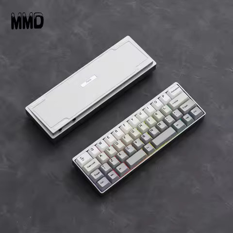 MMD KM40 Mechanical Keyboard Wireless Tri-mode O-Ring Hot-Swap Custom Designer 40% Aluminum Office Gaming Keyboard VIA/QMK Gift