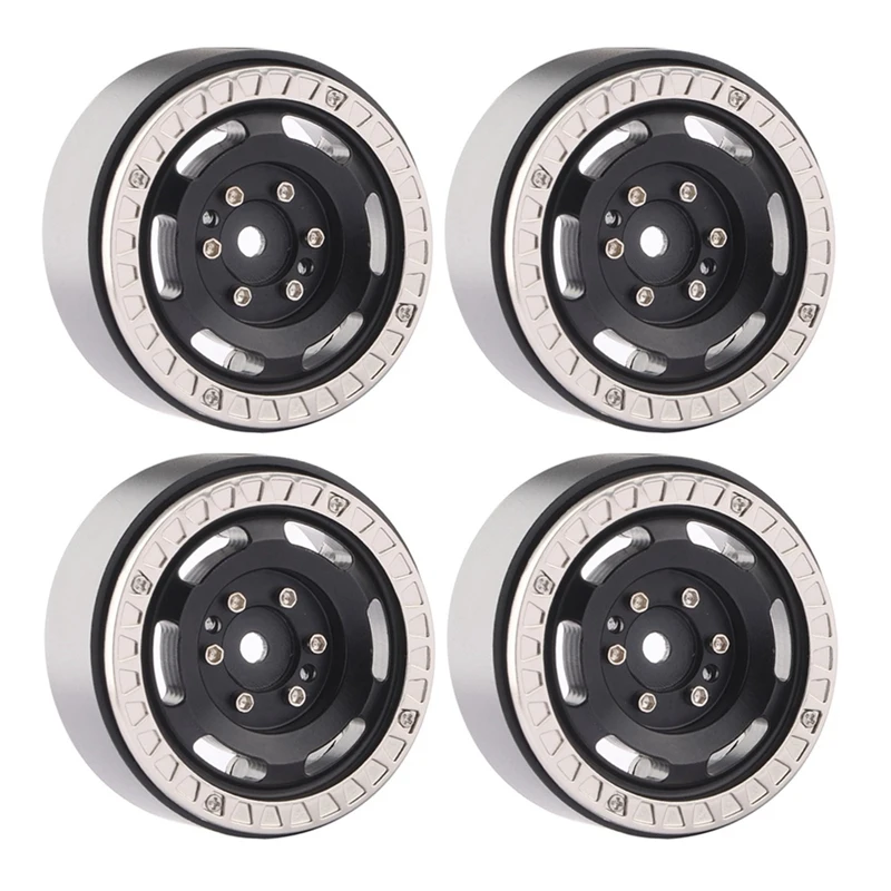 

HOT-4Pcs 160G 1.33 Inch Metal Beadlock Wheel Hub For Axial SCX24 AX24 Traxxas TRX4M FMS FCX24 1/18 1/24 RC Crawler Car