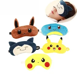 Hot Sleep Mask Eye Mask Eyeshade Cover Shade Eye Patch Soft Portable Squirtle Figures Blindfold Cosplay Pikachu Eyepatch