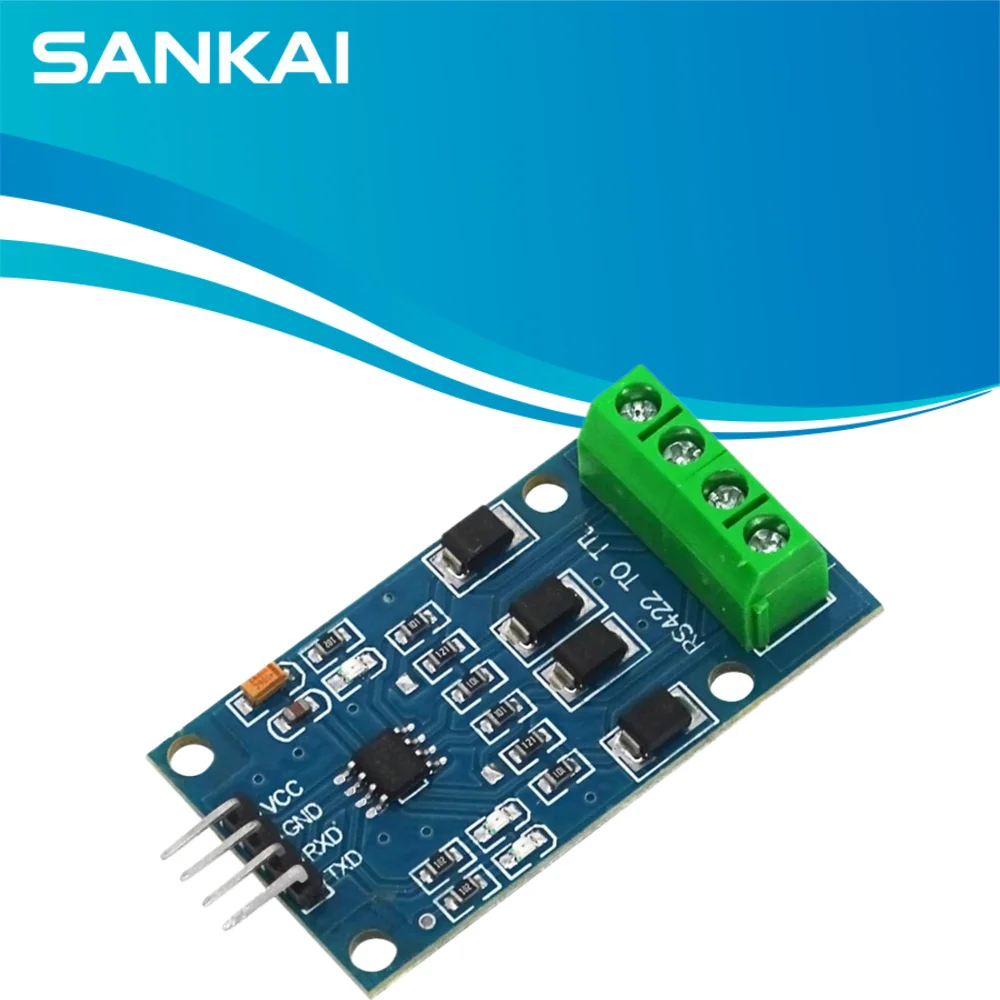 MAX490 RS422 to TTL Full-Duplex Module, 2.5Mbps 1000m, 15KV ESD, UART Converter