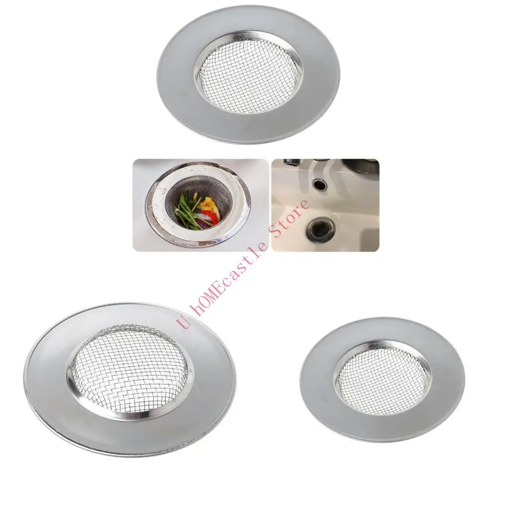 63HF Mesh Kitchen Stainless Steel Sink Strainer Disposer Plug Drain Stopper Filter