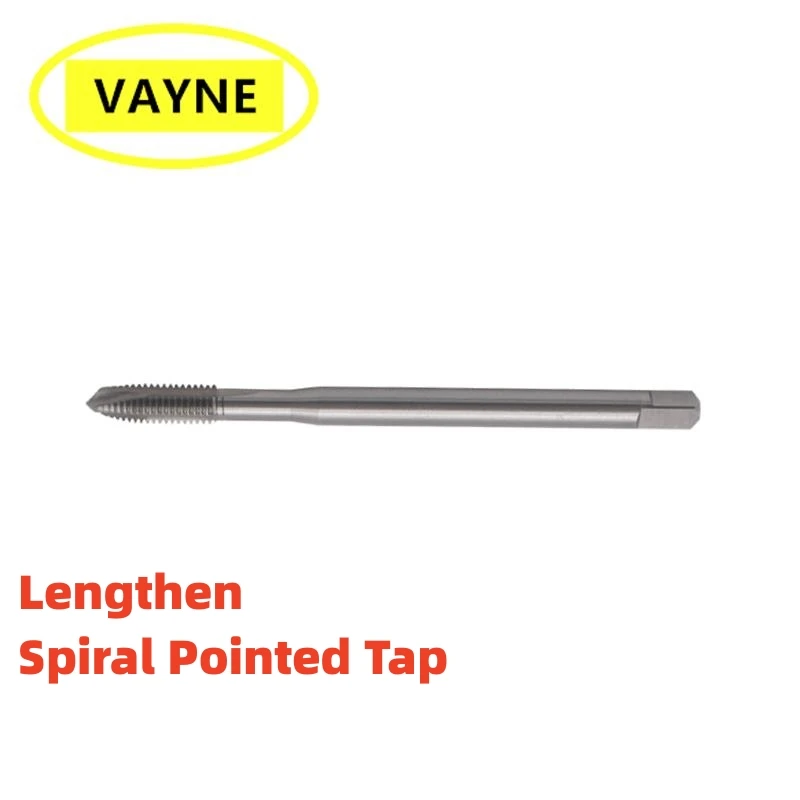 HSSE Metric /American Lenthen Spiral Pointed tap M2M2.5M3M3.5M4M5M6M8M10M12  UNC UNF 5/16 3/8 80/100/150MM Machine thread Taps