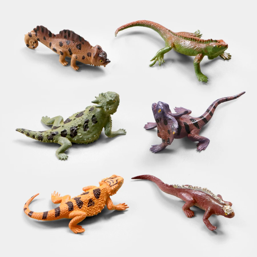 

Hand Painted Simulation Wild Animal Models,Realistic Lizard,Frog Figurines,PVC Solid Plastic Action Figure Educational Toys