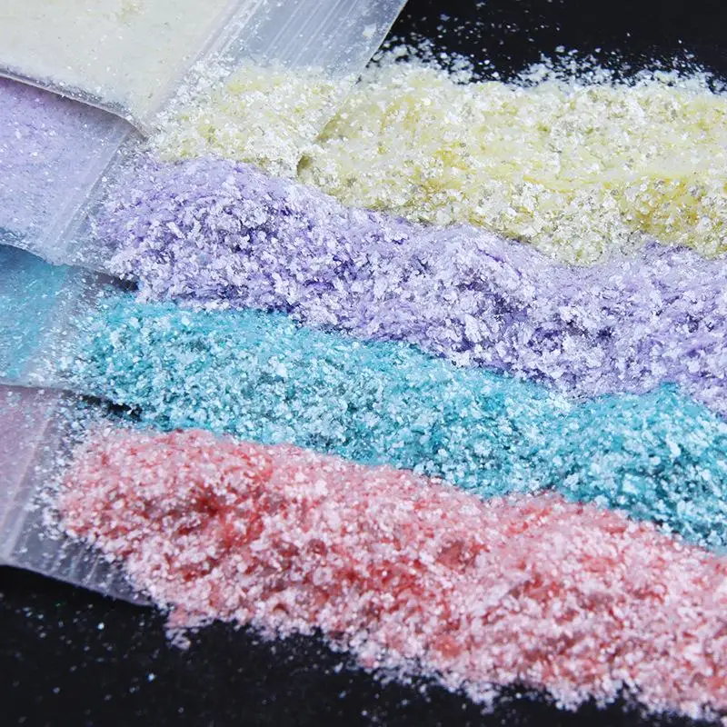 4pcs/set Diamond Glitter Powder Epoxy Resin Pigment Filler Mica Powder DIY Resin Mold Nail Art Jewelry Making Color Pigment Dye