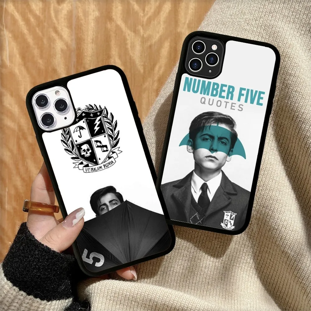 Number Five Aidan Gallagher Phone Case Silicone PC+TPU For For iPhone  11 12 13 14 15 16 Plus Pro Max Cover