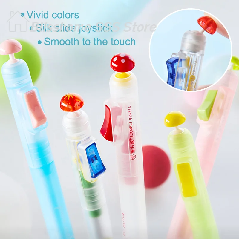 【S】Relax Switch Pen Compatible With Exam Prep - Fidget Clicker Gel Pen 0.5mm Smooth Writing, Anti-Anxiety Study Esse - Latest