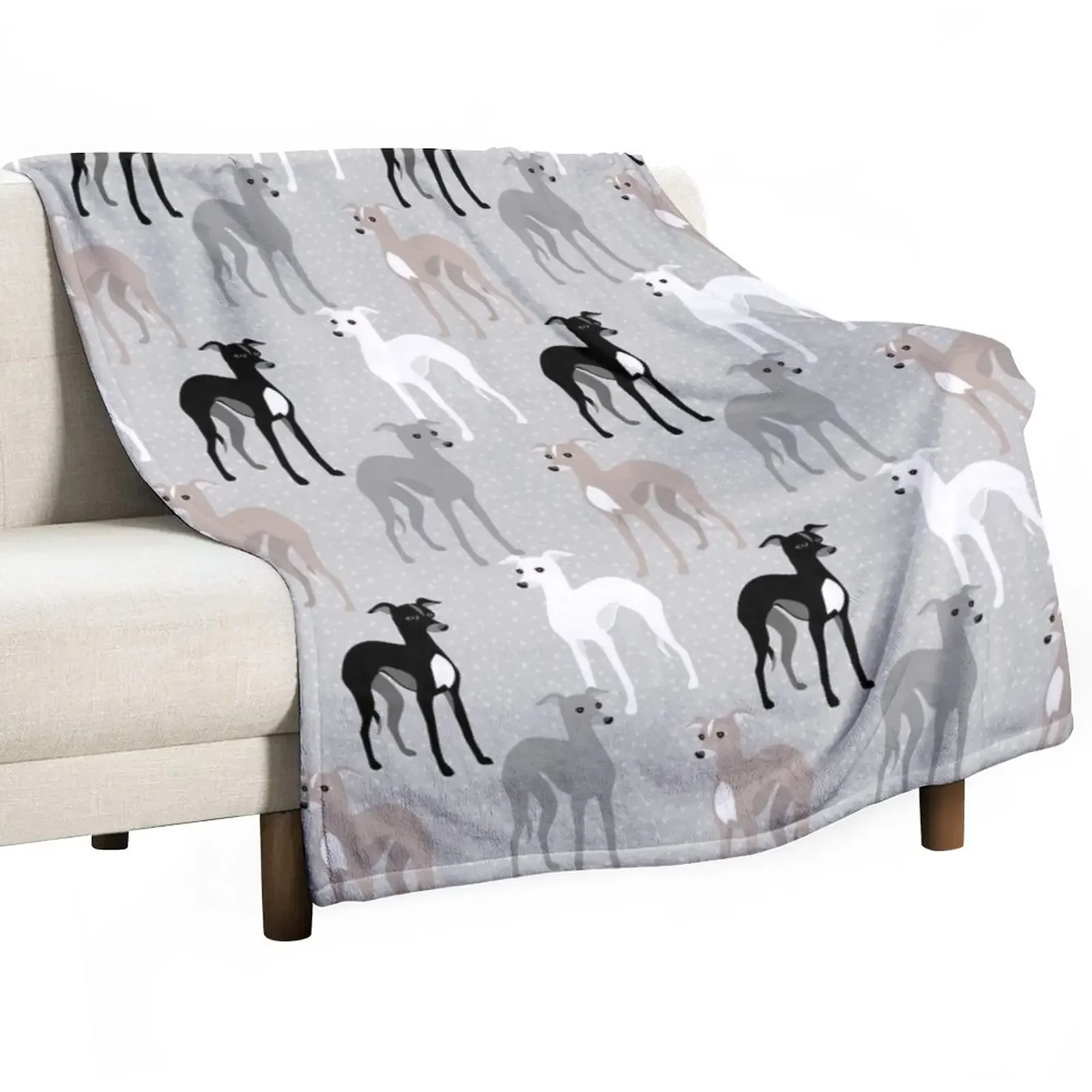 Italian Greyhounds Throw Blanket Bed Fashionable Blanket Comforter Blanket For Sofa Thin