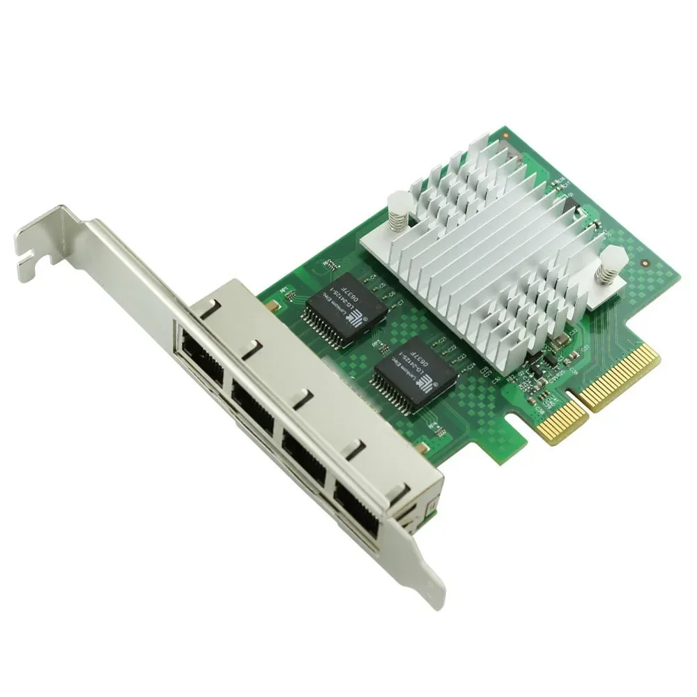 WYI350T4 RJ45 PCI-E Gigabit Ethernet Network Adapter Card NIC intelI350-T4 I340-T4