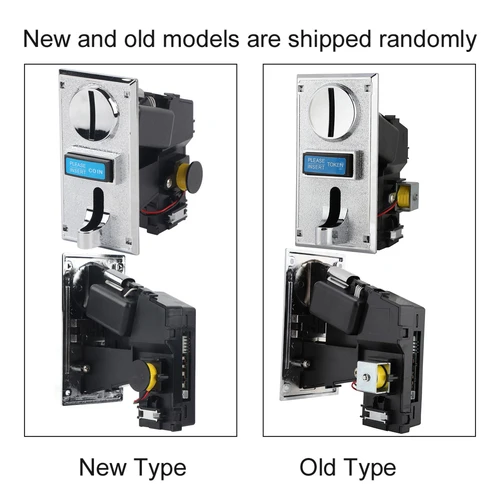 Imagen 2 del producto Máquina de ranura para juegos con selector de monedas diferentes, aceptador de monedas múltiples con ranura para monedas inteligente. Aceptador de monedas de alta precisión para máquina de juego